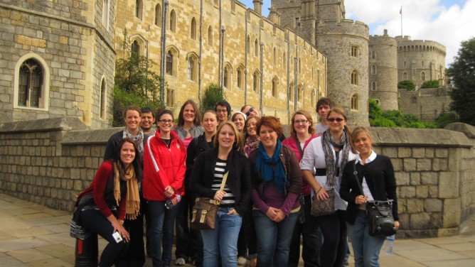 History Students Study Abroad at Windsor Castle